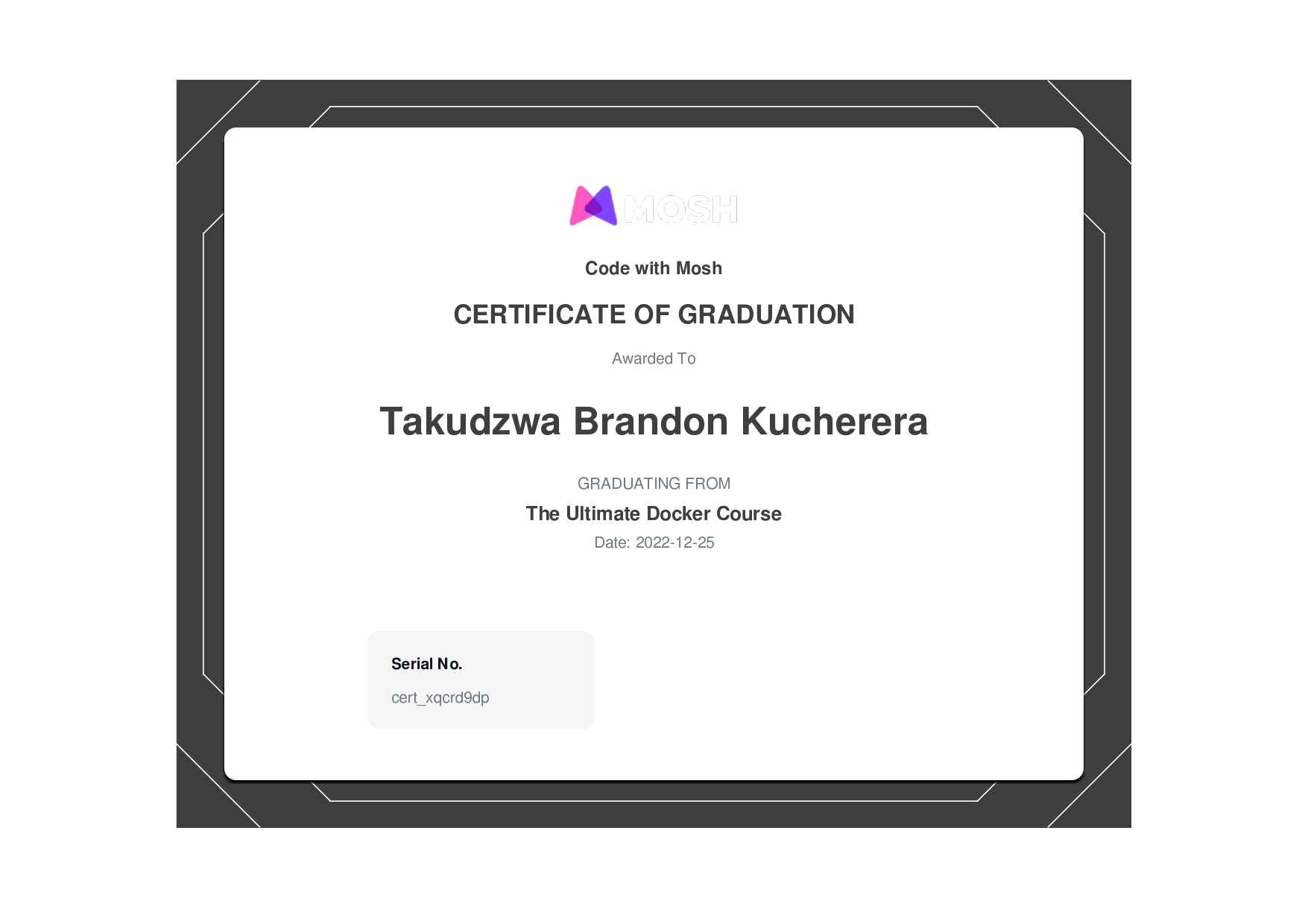 Certificate Image